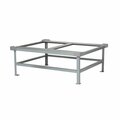 Little Giant Low Profile Pallet Stand, 42"X48" Deck Size, Load Retainers SPS-4248-18-LR